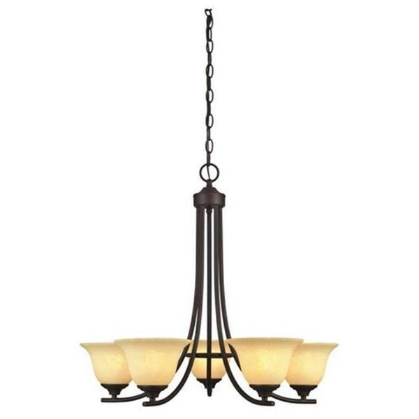 Westinghouse Westinghouse 6221400 Kings Canyon Five Light Indoor Chandelier; Oil Rubbed Bronze 6221400
